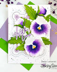 Honey Bee Stamps - Honey Cuts - Lovely Layers: Pansy-ScrapbookPal