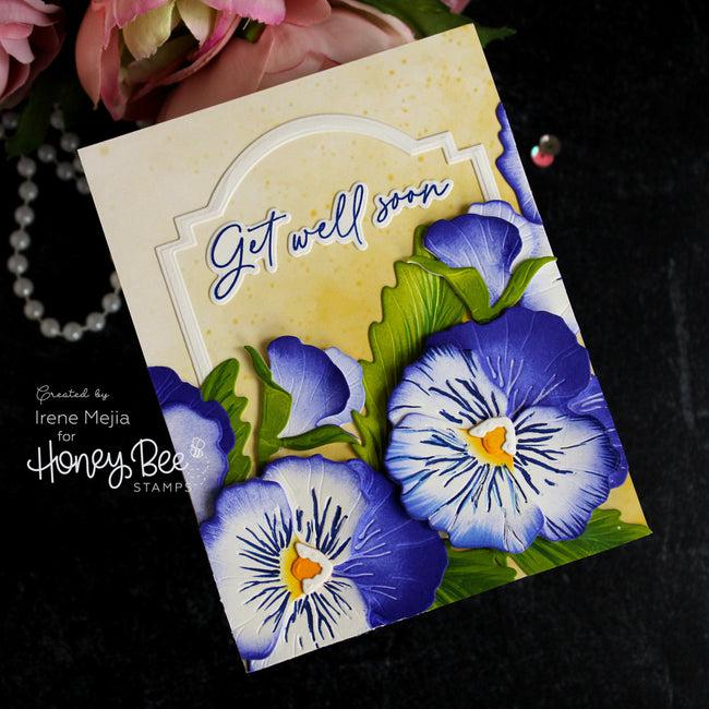 Honey Bee Stamps - Honey Cuts - Lovely Layers: Pansy-ScrapbookPal