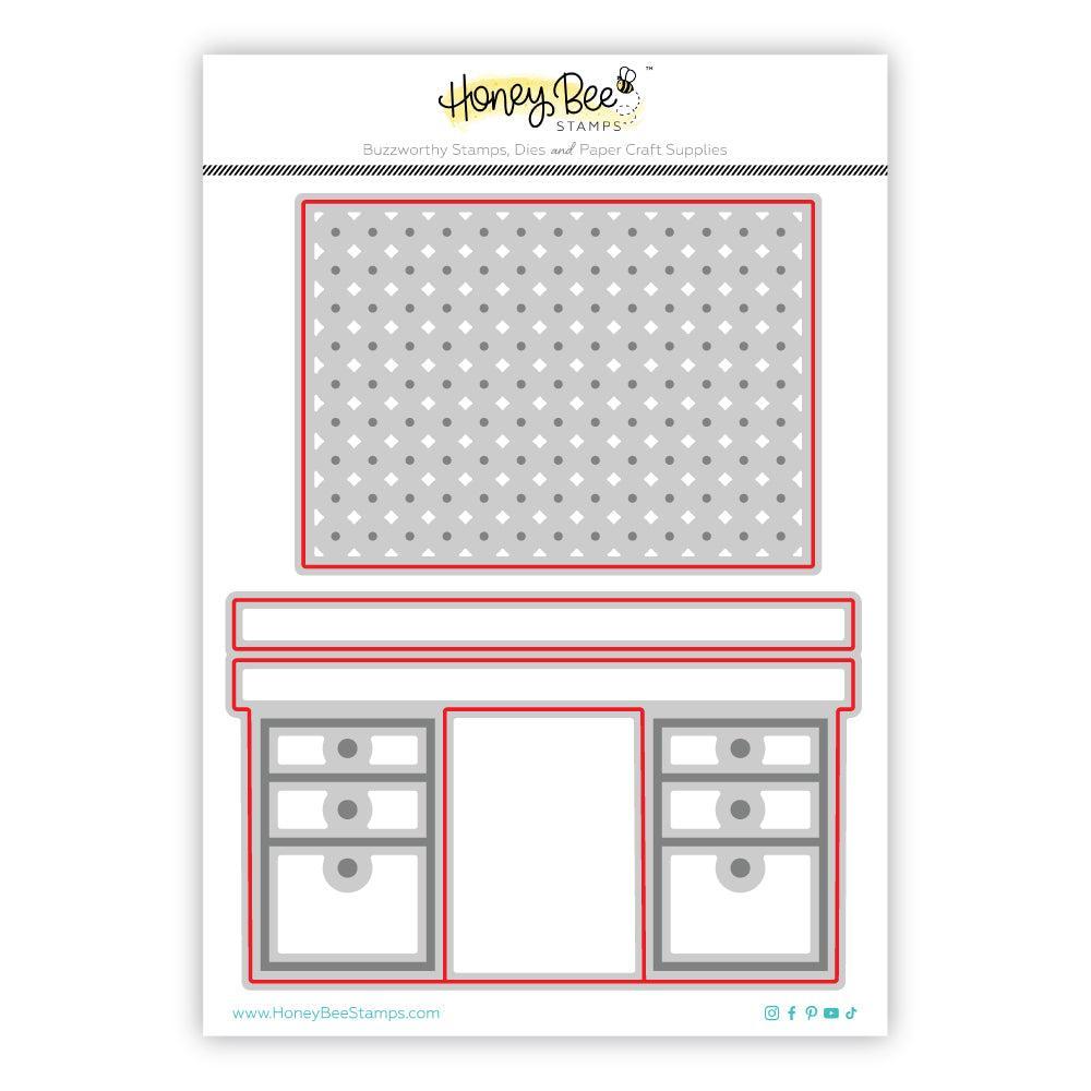 Honey Bee Stamps - Honey Cuts - Lovely Layers: Pegboard & Desk-ScrapbookPal
