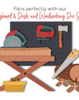 Honey Bee Stamps - Honey Cuts - Lovely Layers: Pegboard Garage Tools-ScrapbookPal
