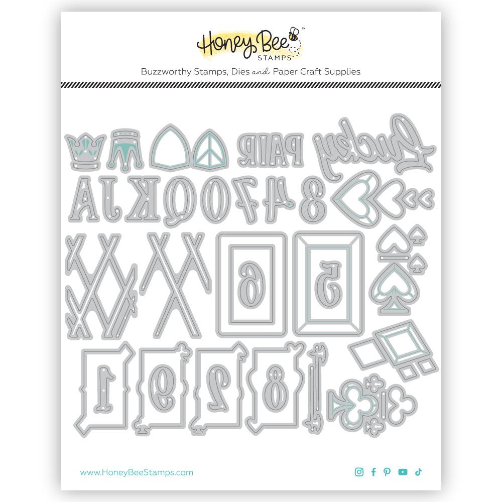 Honey Bee Stamps - Honey Cuts - Lovely Layers: Playing Cards-ScrapbookPal