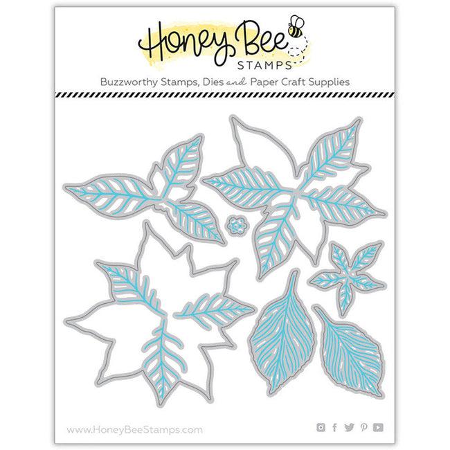 Honey Bee Stamps - Honey Cuts - Lovely Layers: Poinsettia-ScrapbookPal