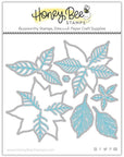 Honey Bee Stamps - Honey Cuts - Lovely Layers: Poinsettia-ScrapbookPal