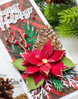 Honey Bee Stamps - Honey Cuts - Lovely Layers: Poinsettia-ScrapbookPal