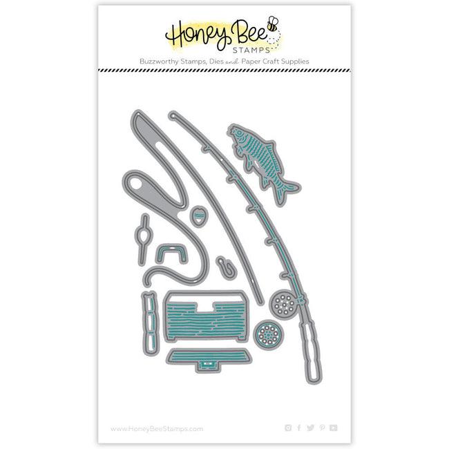 Honey Bee Stamps - Honey Cuts - Lovely Layers: Rod &amp; Reel-ScrapbookPal