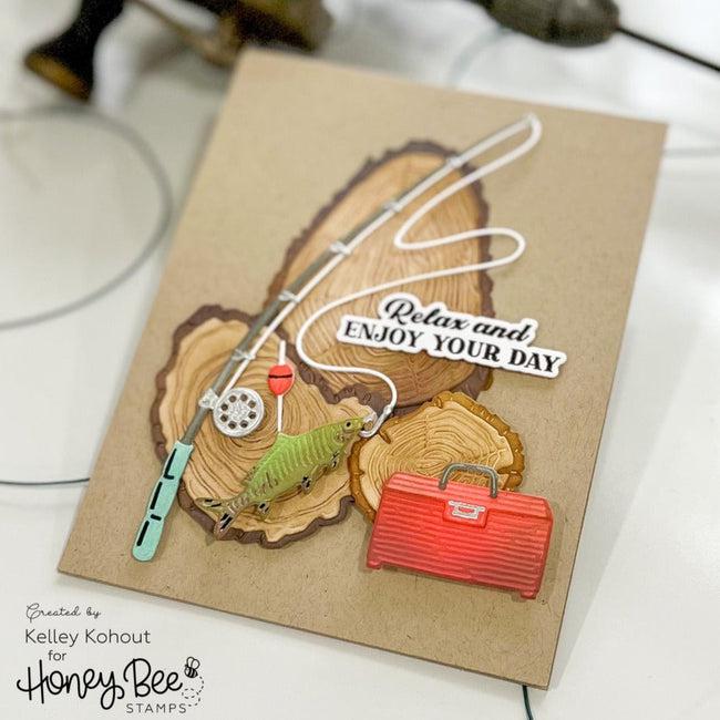 Honey Bee Stamps - Honey Cuts - Lovely Layers: Rod &amp; Reel-ScrapbookPal