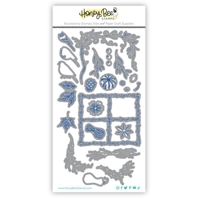 Honey Bee Stamps - Honey Cuts - Lovely Layers: Seasonal Frame-ScrapbookPal