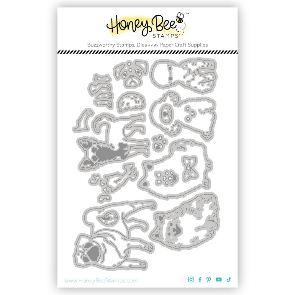 Honey Bee Stamps - Honey Cuts - Lovely Layers: Small Dogs-ScrapbookPal