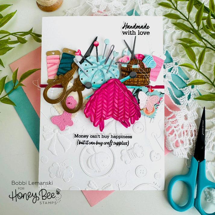 Honey Bee Stamps - Honey Cuts - Lovely Layers: Stitching Elements-ScrapbookPal