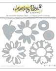 Honey Bee Stamps - Honey Cuts - Lovely Layers: Sunflowers-ScrapbookPal