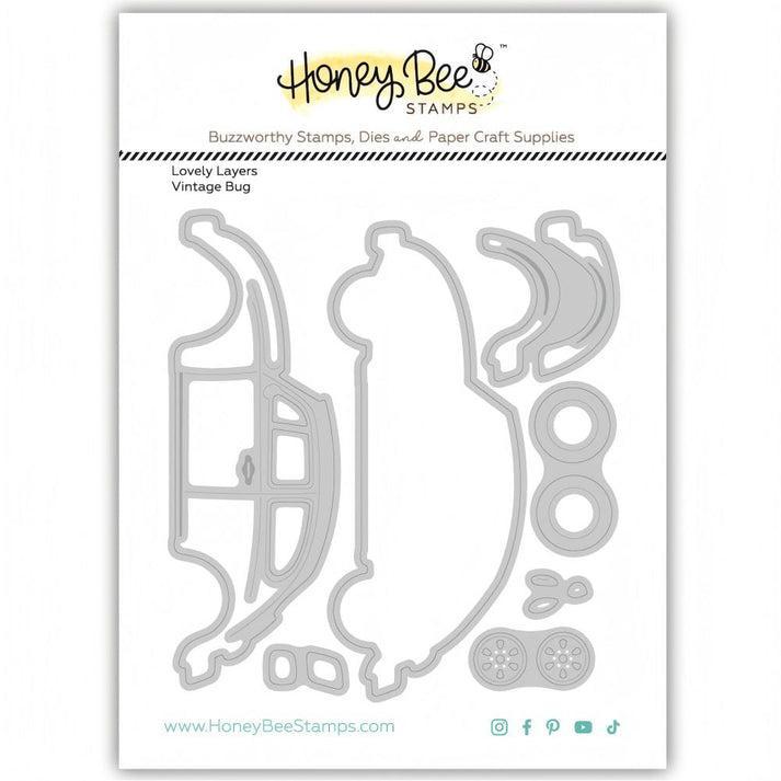 Honey Bee Stamps - Honey Cuts - Lovely Layers Vintage Bug-ScrapbookPal
