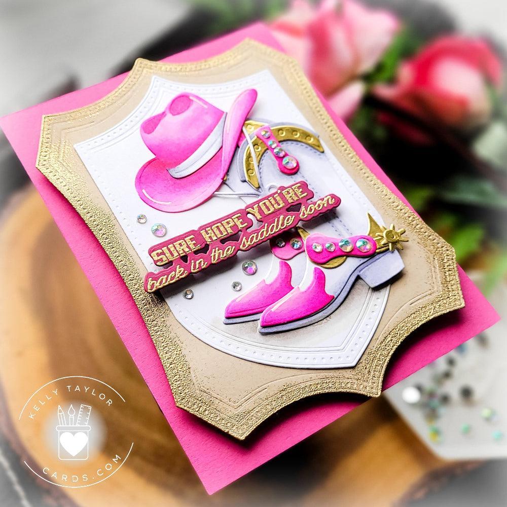 Honey Bee Stamps - Honey Cuts - Lovely Layers: Western Wear-ScrapbookPal
