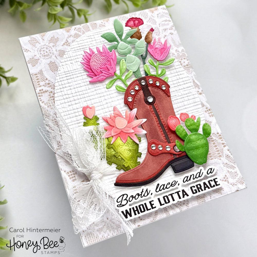 Honey Bee Stamps - Honey Cuts - Lovely Layers: Western Wear-ScrapbookPal