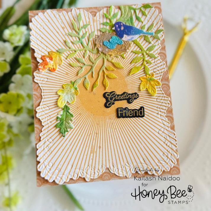 Honey Bee Stamps - Honey Cuts - Lovely Layers: Window Fall Add-On-ScrapbookPal