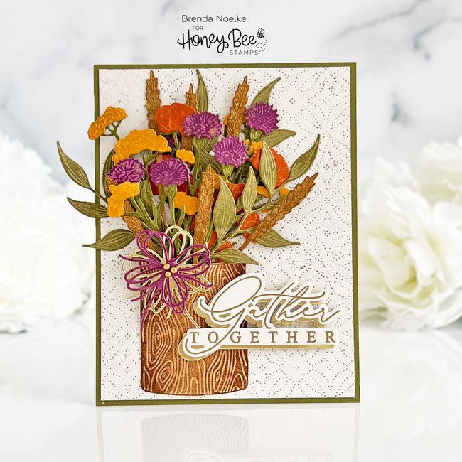 Honey Bee Stamps - Honey Cuts - Lovely Layers: Wood Vase-ScrapbookPal