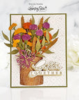 Honey Bee Stamps - Honey Cuts - Lovely Layers: Wood Vase-ScrapbookPal