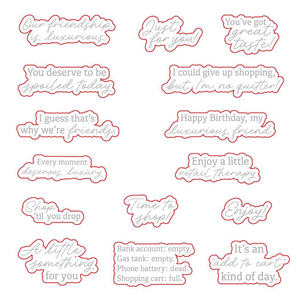 Honey Bee Stamps - Honey Cuts - Luxurious Friend-ScrapbookPal