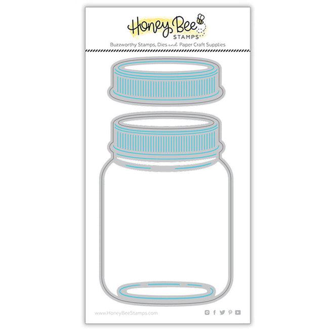 Honey Bee Stamps - Honey Cuts - Mason Jar Vase-ScrapbookPal