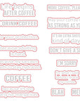 Honey Bee Stamps - Honey Cuts - More Coffee Please-ScrapbookPal