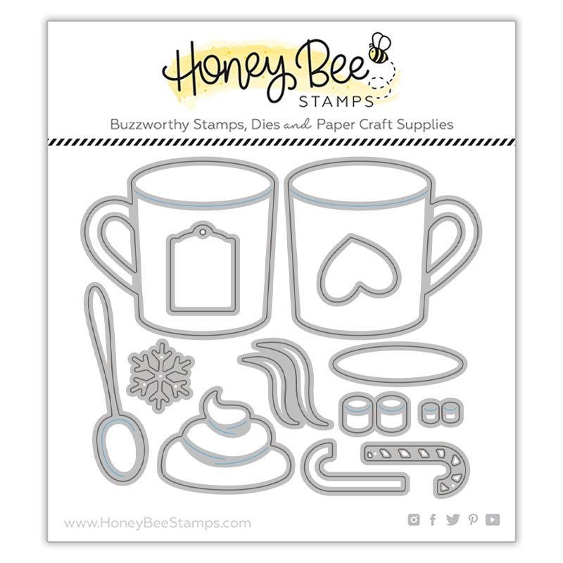 Honey Bee Stamps - Honey Cuts - Mugs &amp; Kisses-ScrapbookPal