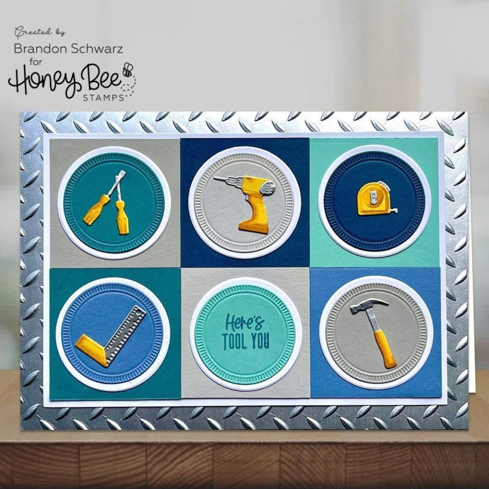 Honey Bee Stamps - Honey Cuts - Lovely Layers: Pegboard Garage Tools-ScrapbookPal