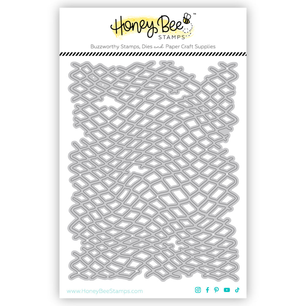 Honey Bee Stamps - Honey Cuts - Netting A2 Cover Plate-ScrapbookPal