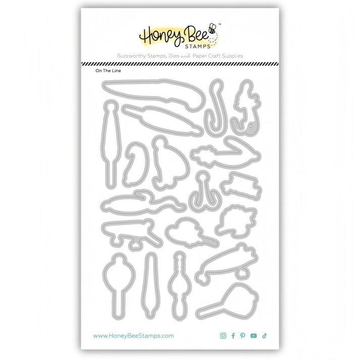 Honey Bee Stamps - Honey Cuts - On The Line-ScrapbookPal
