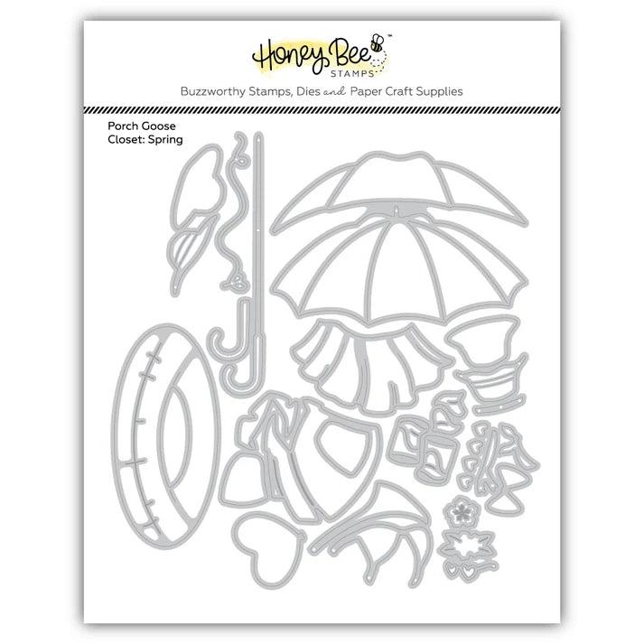 Honey Bee Stamps - Honey Cuts - Porch Goose Closet: Spring-ScrapbookPal