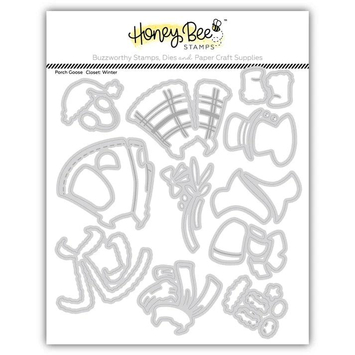 Honey Bee Stamps - Honey Cuts - Porch Goose Closet: Winter-ScrapbookPal