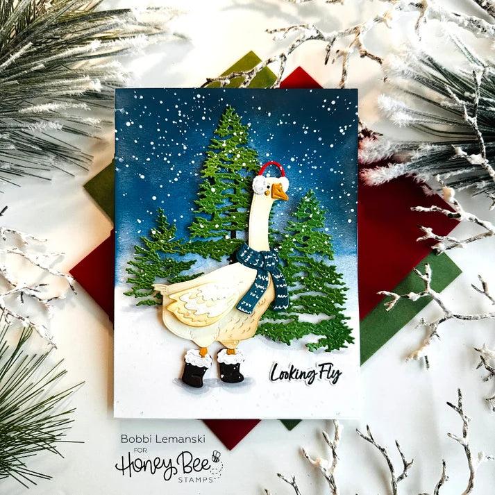 Honey Bee Stamps - Honey Cuts - Porch Goose Closet: Winter-ScrapbookPal