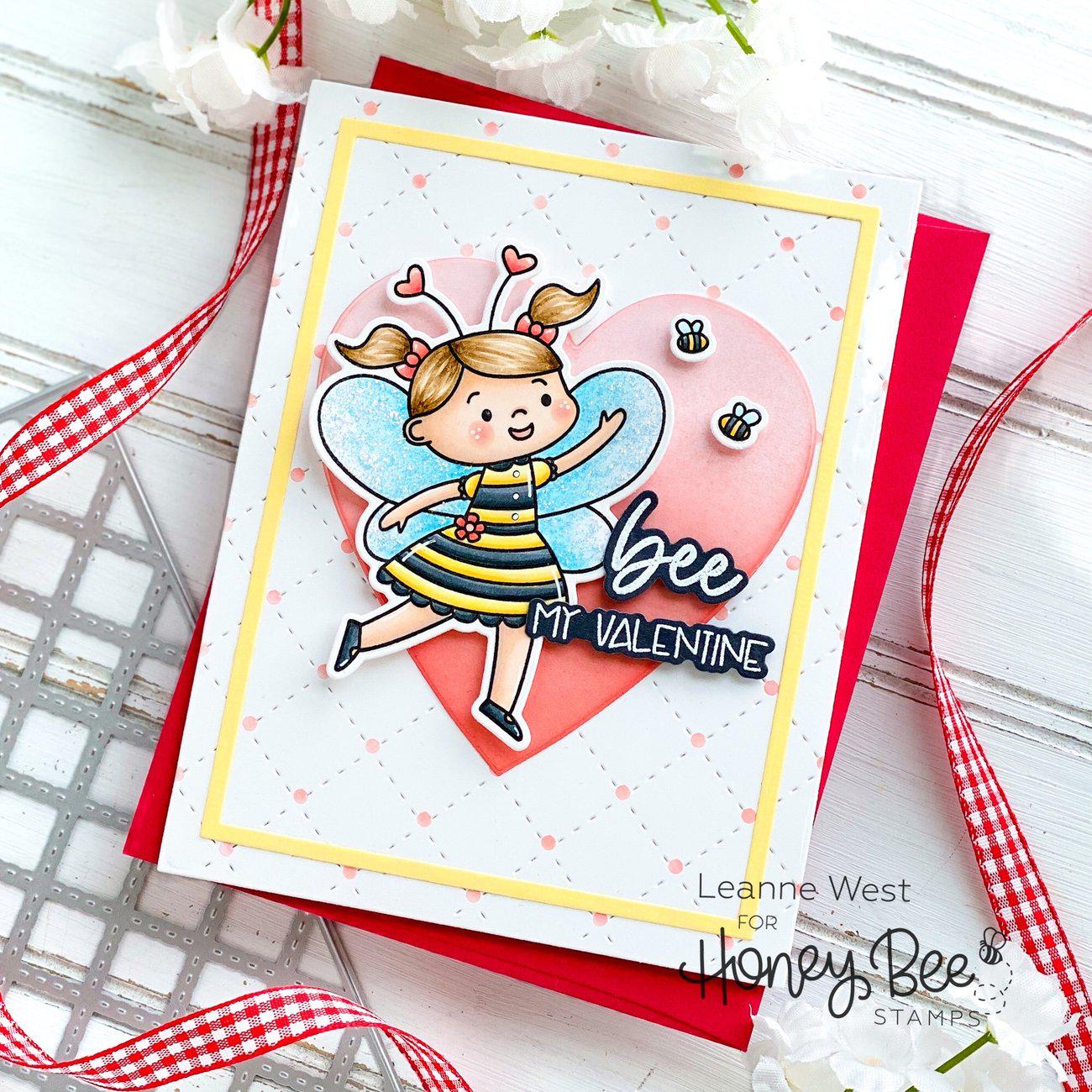 Honey Bee Stamps - Honey Cuts - Quilted A2 Coverplate-ScrapbookPal