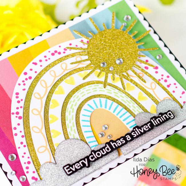 Honey Bee Stamps - Honey Cuts - Rainbow Accents-ScrapbookPal