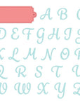 Honey Bee Stamps - Honey Cuts - Script Monogram-ScrapbookPal