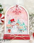 Honey Bee Stamps - Honey Cuts - Snow Globe A2 Shaker-ScrapbookPal