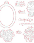 Honey Bee Stamps - Honey Cuts - Stitched With Love-ScrapbookPal