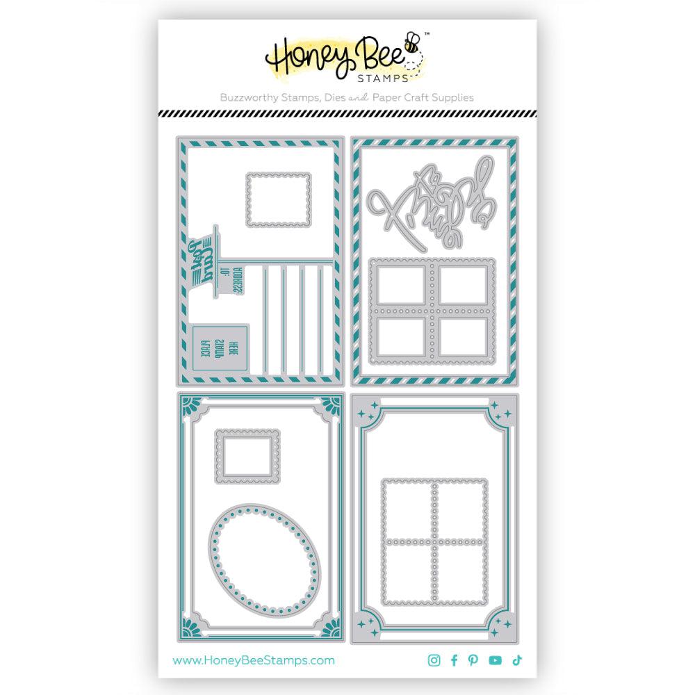 Honey Bee Stamps - Honey Cuts - Time To Go Postcard-ScrapbookPal