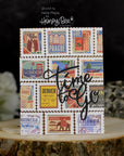 Honey Bee Stamps - Honey Cuts - Time To Go Postcard-ScrapbookPal