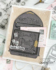 Honey Bee Stamps - Honey Cuts - Vintage Mailbox A2 Card Base-ScrapbookPal