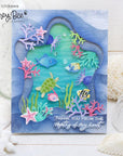 Honey Bee Stamps - Honey Cuts - Waves Pierced A2 Cover Plate-ScrapbookPal