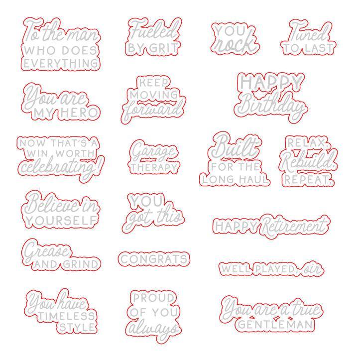 Honey Bee Stamps - Honey Cuts - Well Played Sir-ScrapbookPal