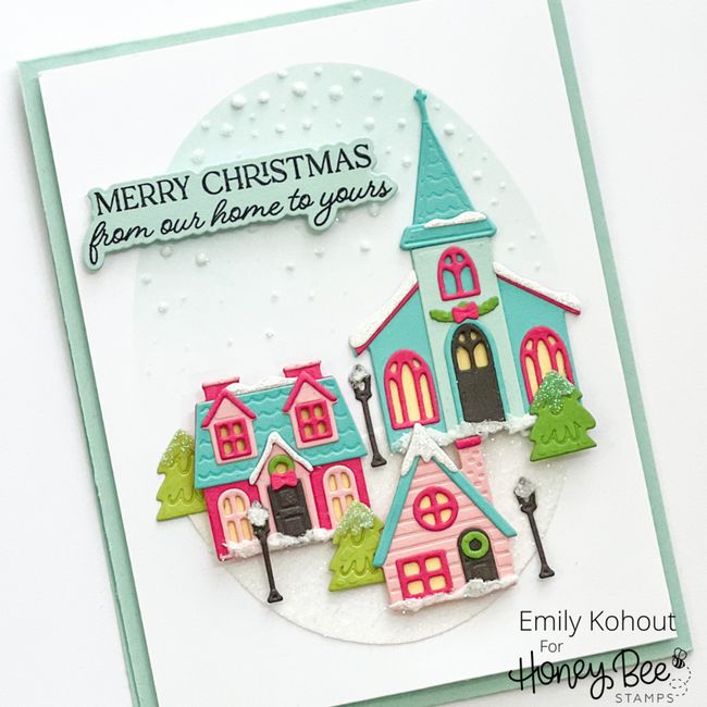 Honey Bee Stamps - Honey Cuts - Winter Village-ScrapbookPal