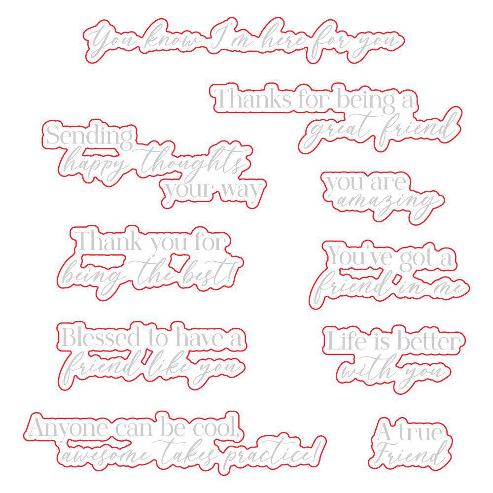 Honey Bee Stamps - Honey Cuts - You&#39;ve Got A Friend-ScrapbookPal