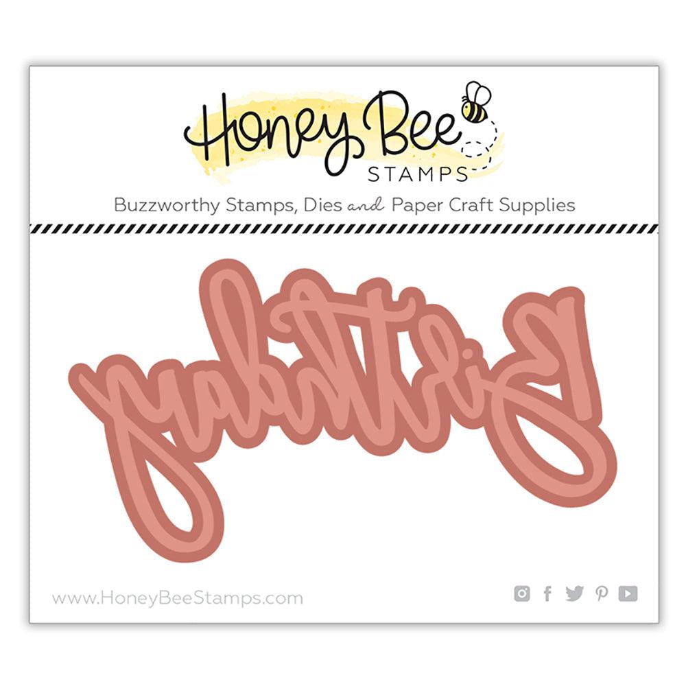 Honey Bee Stamps - Hot Foil Plates - Birthday-ScrapbookPal