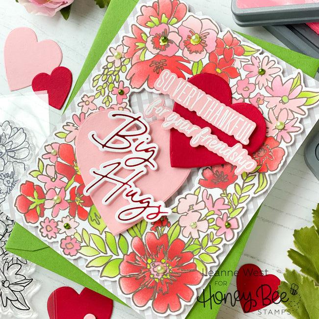 Honey Bee Stamps - Hot Foil Plates &amp; Honey Cuts - Foil Script: Love-ScrapbookPal