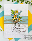 Honey Bee Stamps - Hot Foil Plates & Honey Cuts - Foil Script: Love-ScrapbookPal