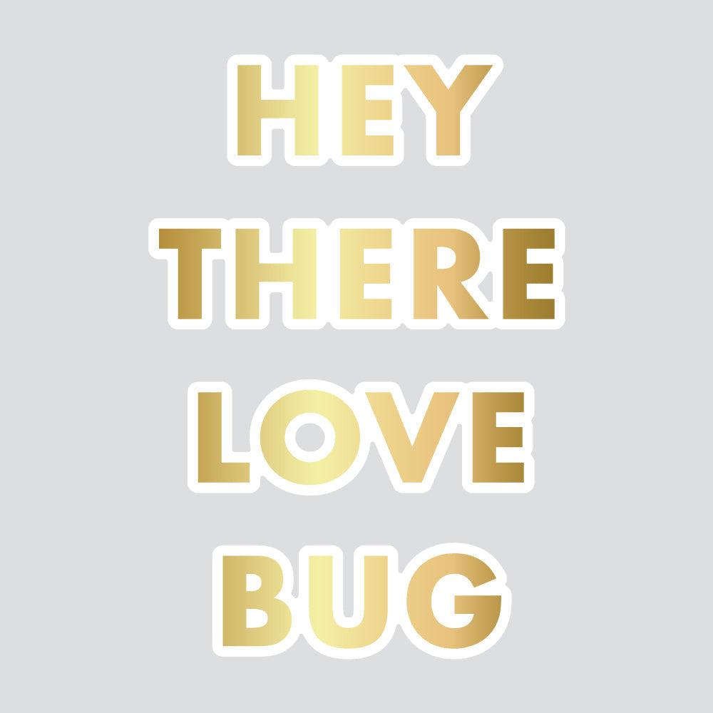 Honey Bee Stamps - Hot Foil Plates - Love Bug-ScrapbookPal