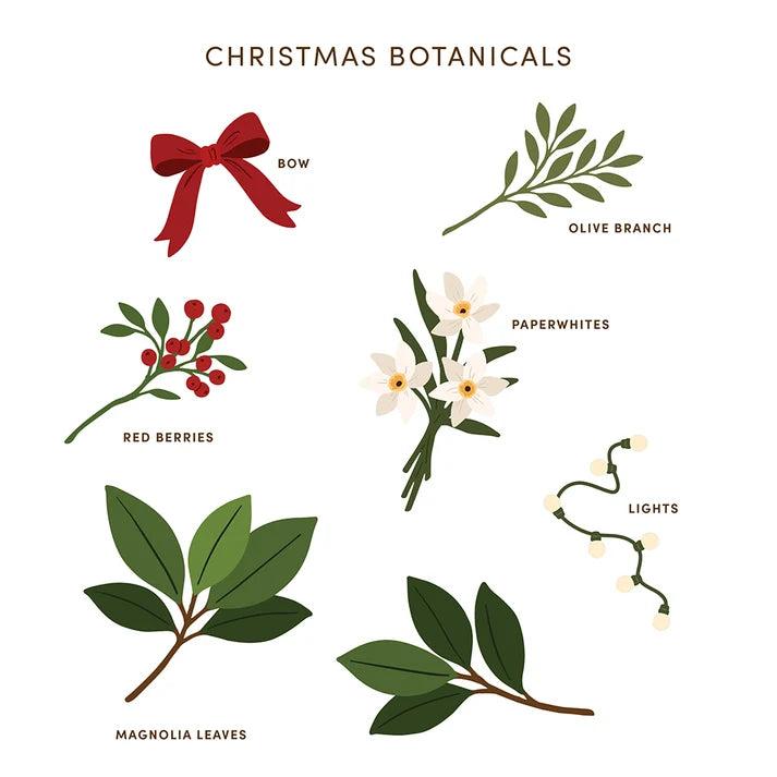 Honey Bee Stamps - Lovely Layers: Christmas Botanicals - Honey Cuts Stand-Alone Dies-ScrapbookPal