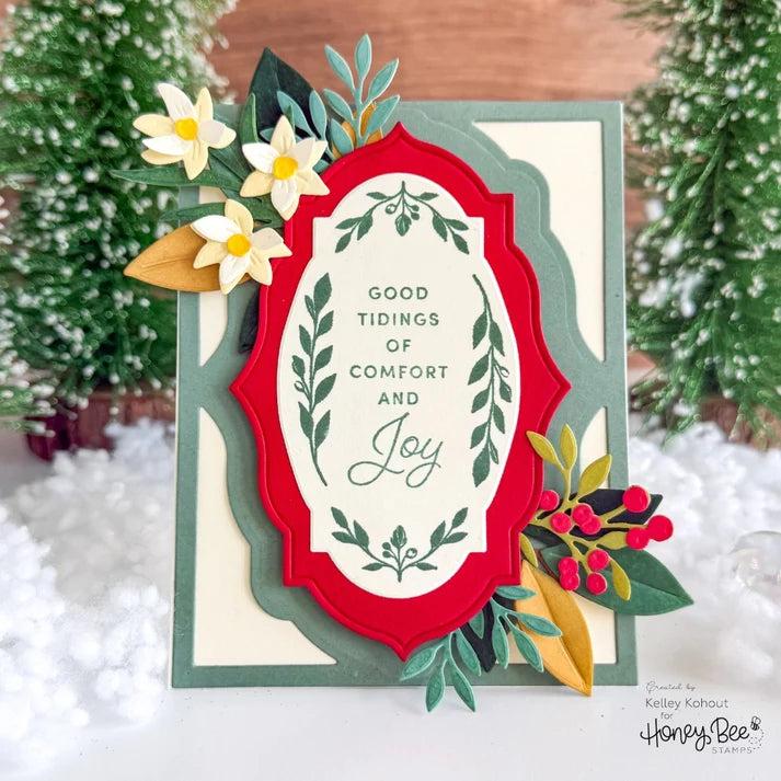 Honey Bee Stamps - Lovely Layers: Christmas Botanicals - Honey Cuts Stand-Alone Dies-ScrapbookPal