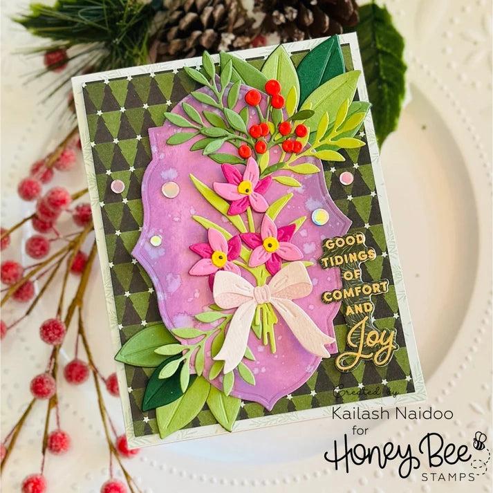 Honey Bee Stamps - Lovely Layers: Christmas Botanicals - Honey Cuts Stand-Alone Dies-ScrapbookPal