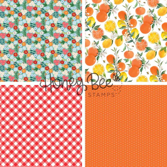 Honey Bee Stamps - Paper Pad - Summer Picnic-ScrapbookPal